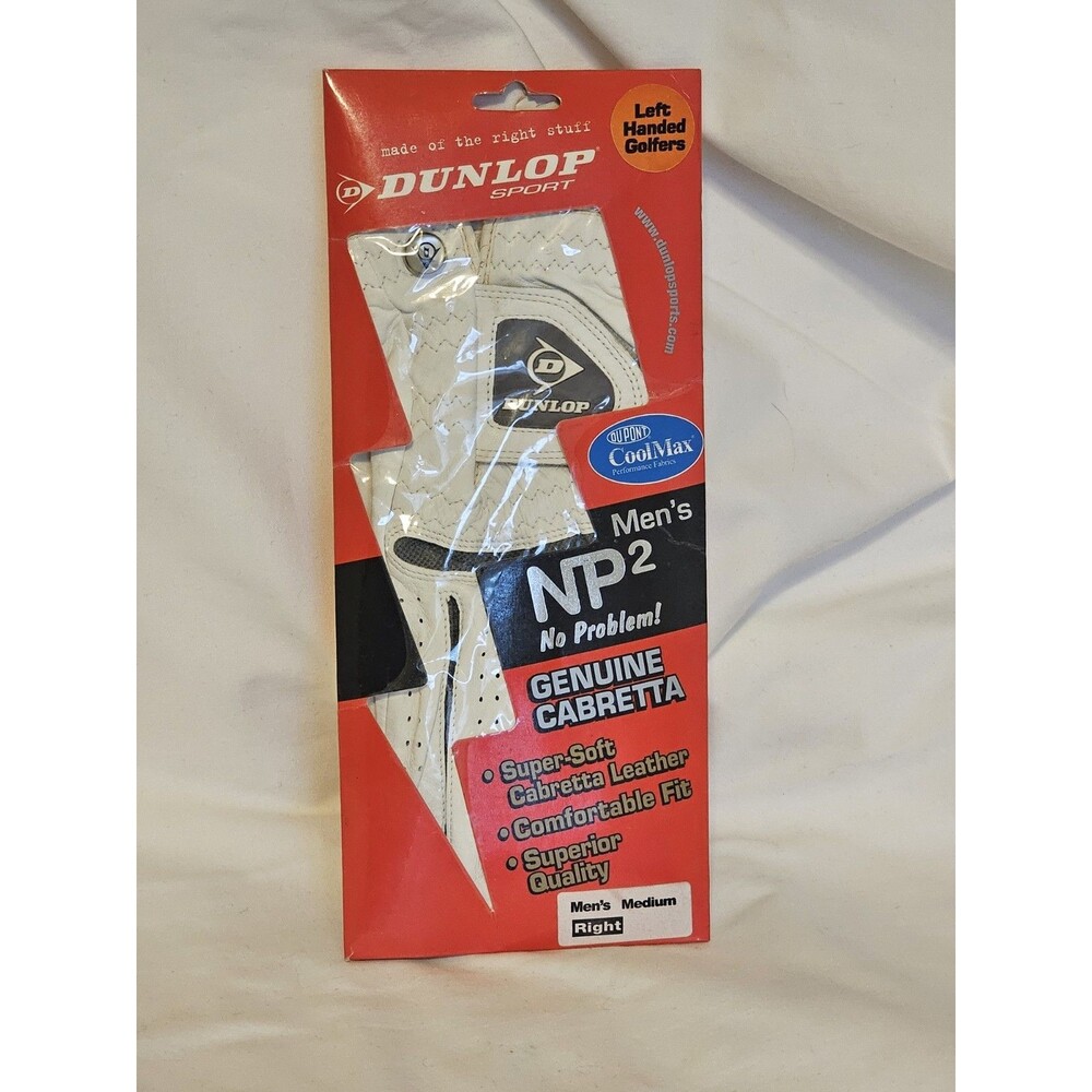 Dunlop Sport NP2 Golf Glove Left Handed Men's Medium Right Glove